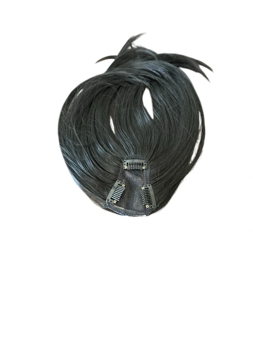 Mocha Black Synthetic Hairline Extension  Instant Volume 10” with 2” wide band